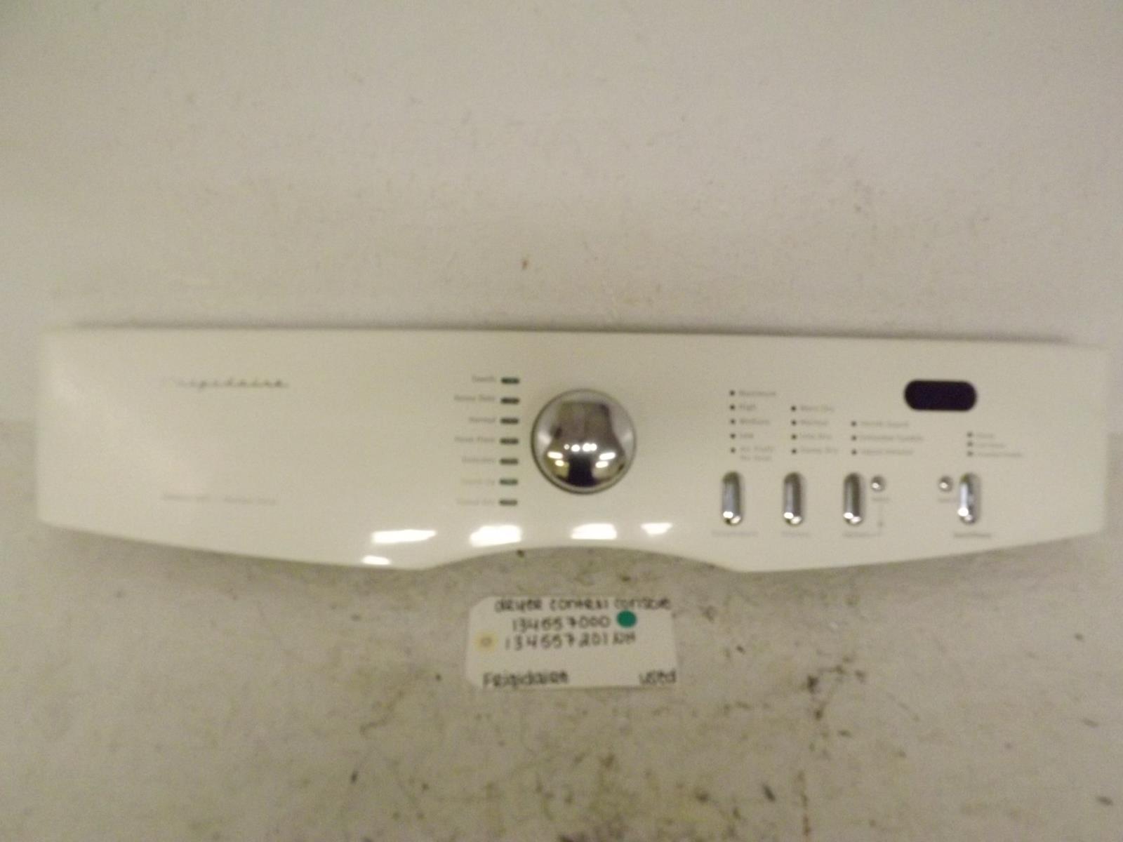 Frigidaire Dryer 134557000 134557201NH Control Console Used Frigidaire Dryer 134557000 134557201NH Control Console Used